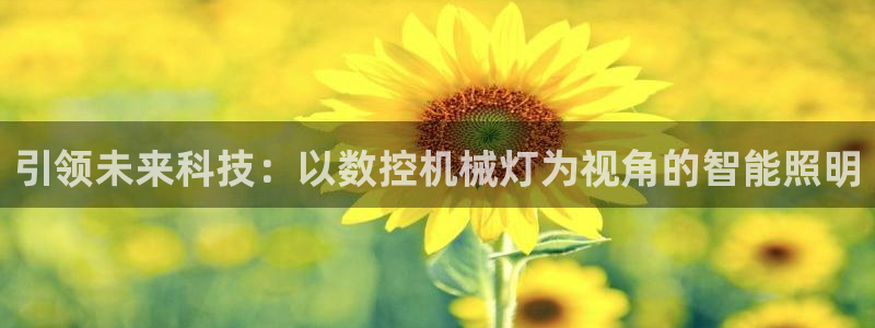 天辰娱乐557696:引领未来科技:以数控机械灯为视角的智能照明