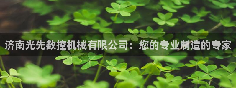 天辰说娱乐:济南光先数控机械有限公司:您的专业制造的专家